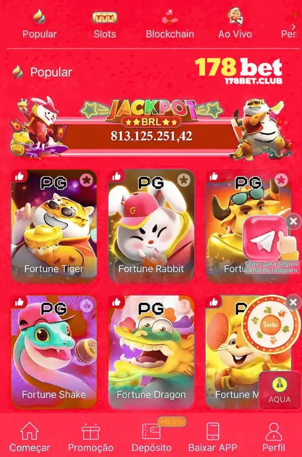 Aplicativo da 178BET instalado em smartphone