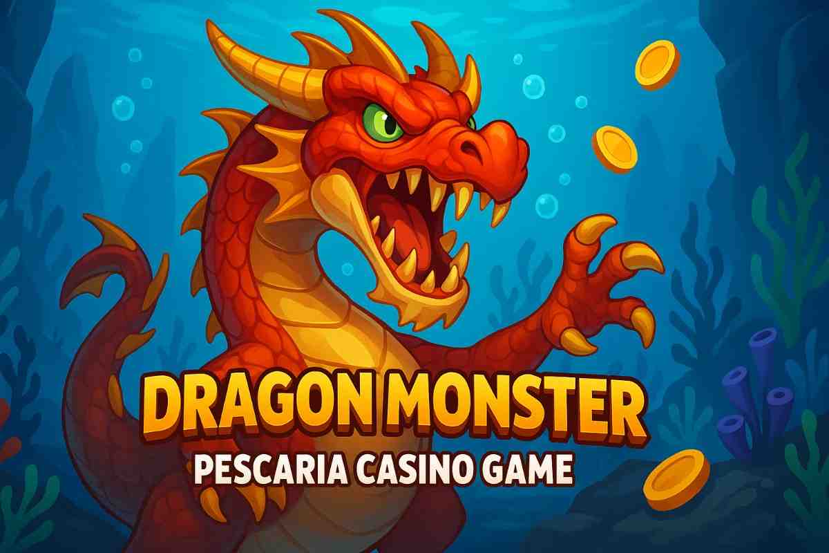Dragão subaquático no jogo Dragon Monster